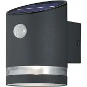 TRIO Rality LED Solar Außenwandleuchte Anthrazit