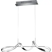 TRIO LED-Hängelampe Perugia Chrom