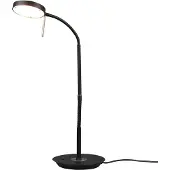TRIO LED Schreibtischleuchte MONZA dimmbar mit Flexarm, Höhe 57cm, Schwarz
