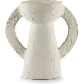 Serax Vase Earth Interior by Marie Michielssen White L 22 x 22 x 41,0 cm