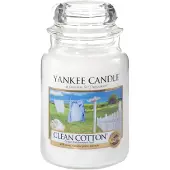 Yankee candle Raumdüfte Duftkerzen Clean Cotton Classic Large Glass