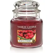 Yankee candle Duftkerze Schwarze Kirsche Mittel 411 g