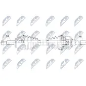 NTY NPW-RE-087 Antriebswelle Vorne Links für RENAULT Espace V (JR)