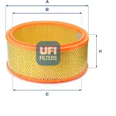Ufi Luftfilter 27.B87.00