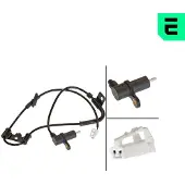 OPTIMAL ABS Sensor Raddrehzahl Hinten Links für HYUNDAI MATRIX (FC) 06-S189