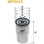 WIX FILTERS Kraftstofffilter WF8218