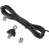 Pni Fc27 Rg58 + Pl259-stecker Kabel 4 M Schwarz Schwarz One Size