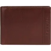 Bugatti Geldbörse "LUCIDO", Herren, braun, Leder, leicht glänzend, unifarben, Kleinlederwaren Geldbörse, echt Leder