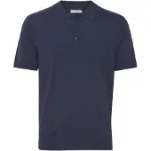 Casual Friday Poloshirt "Poloshirt CFKarl", Herren, Gr. L, blau (schwarz navy), Obermaterial: 80% Viskose LENZING ECOVERO CV LenzEcov. 20% Nylon NY., Shirts Poloshirt
