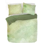 Kayori Satin-Bettwäsche-Garnitur Zuru Farbe Grün Größe 135x200+80x80