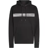 Tommy Hilfiger Kapuzensweatshirt "CENTRAL CHEST STRIPE HOODY", mit kontrastfarbenen Print