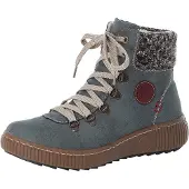 Rieker Schnür-,Zug-u.Schnallenstiefel in blau, Gr. 36