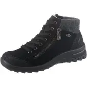 Rieker Boots Schwarz Damen Leder Schwarz Größe: 40