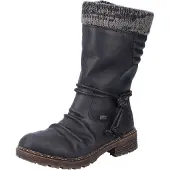 Rieker Winterstiefel Winterboots, Blockabsatz, TEX-Membran, mit gestricktem Schaftrand