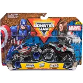 Monster Jam Marvel Captain America Vswinter Soldier Lastwagen Mehrfarbig Kinder Mehrfarbig One Size