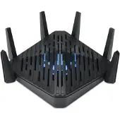 Acer Predator Connect W6 Wi Fi 6E Drahtlos-Router Gigabit Ethernet Tri-Band (2,4 GHz / 5 GHz / 6 GHz) Schwarz