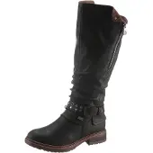 Rieker Damen Stiefel Varioschaft TEX schwarz, Damen:36 EU