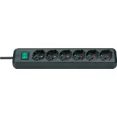 Brennenstuhl Steckerleiste Eco-Line 6x Italienische Steckdose Typ L (P17/11)