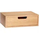 Hubsch Hide Drawer Box Natural - , Hide, Holz, für Wohnzimmer, Holz