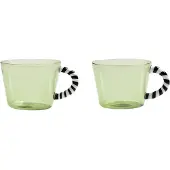 &Klevering - Duet Tasse, 0,3 L, grün (2er-Set)