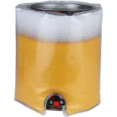 Ich-zapfe Kühlmanschette für 5 Liter Fässer Bierfass