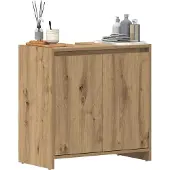 vidaXL Waschbeckenunterschrank Artisan-Eiche 60x33x60 cm