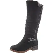 Rieker Schaftstiefel Schwarz in Gr. 38