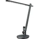 Hansa - Styro Beam LED-Tischlampe, stufenlos dimmbar, Memory-Funktion, Drehknopfsteuerung, dunkelgrau