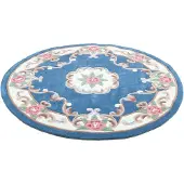 Theko Teppich "Ming", rund, 14 mm Höhe, hochwertiges Acrylgarn, ideal im Wohnzimmer & Schlafzimmer