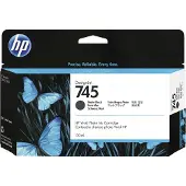 HP 745 DesignJet Druckerpatrone Mattschwarz, 130 ml, DesignJet Z2600 PostScript-Drucker, DesignJet Z5600 PostScript-Drucker, Thermal Inkjet, Schwarz, F9J99A, Singapur, 202 mm