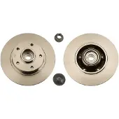 TRW Bremsscheibe DF6190BS hinten, voll, 1 Stück