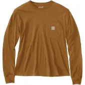 Carhartt Langarmshirt Lightweight Pocket Damen Brown-S