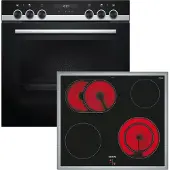 Siemens EA645GN17, Schwarz, Integriert, Keramik, Glaskeramik, 4 Zone(n), 4 Zone(n)