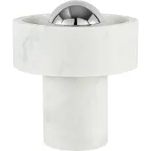 Tom Dixon Stone Portable LED-Akkuleuchte-Silber