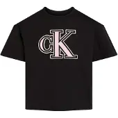 Calvin Klein Jeans T-Shirt IG0IG02806 Schwarz Boxy Fit