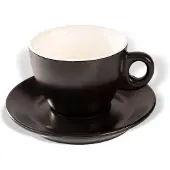 ClubHouse Tasse und Untertasse Giacinto, 300 ml, mattschwarz
