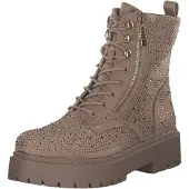 La strada Schnürstiefel Beige