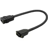 VivoLink PROHDMIHDFFWP, 0,25 m, HDMI Typ A (Standard), HDMI Typ A (Standard), Schwarz