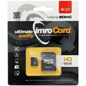 IMRO 4 Gb Microsd-Speicherkarte + Adp 10C