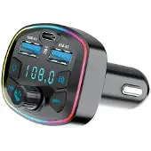 Forever FM Bluetooth-Transmitter TR-360 schwarz