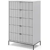 Vicco Kommode Eliza Grau 76 x 120 cm, Model 40429