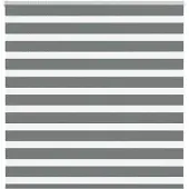 vidaXL Doppelrollo Dunkelgrau 145x150cm Stoffbreite 140,9 cm Polyester