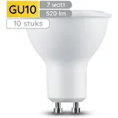 Technik GU10 LED-Spot 7W 520lm 2700K warmweiß 10 Stück