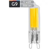 Avide G9 LED-Kapsellampe 5W 500lm 3000K warmweiß