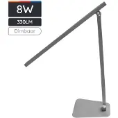 Avide ABLDL-F-DC-8W, Grau, Metall, Acrylnitril-Butadien-Styrol (ABS), Universal, IP20, 1 Glühbirne(n), 8 W
