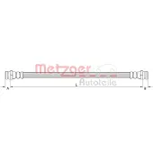 METZGER Autoteile Bremsschlauch [Hersteller-Nr. 4111395] für Kia