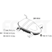 ERNST Endschalldämpfer 251006 für BMW