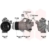 VAN WEZEL Kompressor, Klimaanlage 5300K618