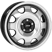 ATS 15 Zoll Alufelge Cup 15" 7" 4x100 PCD ET28 63.40mm Felge Matt Schwarz Frontpoliert