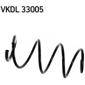 Skf Fahrwerksfeder VKDL 33005 für Renault Clio III Grandtour